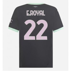 AC Milan Emerson Royal #22 Tredje trøje 2024-25 Kort ærmer